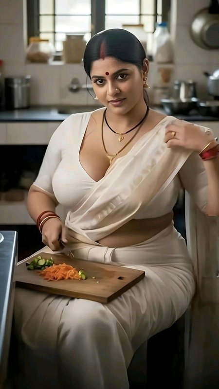 Chat with Sudha Chachi - AI Character in Hindi