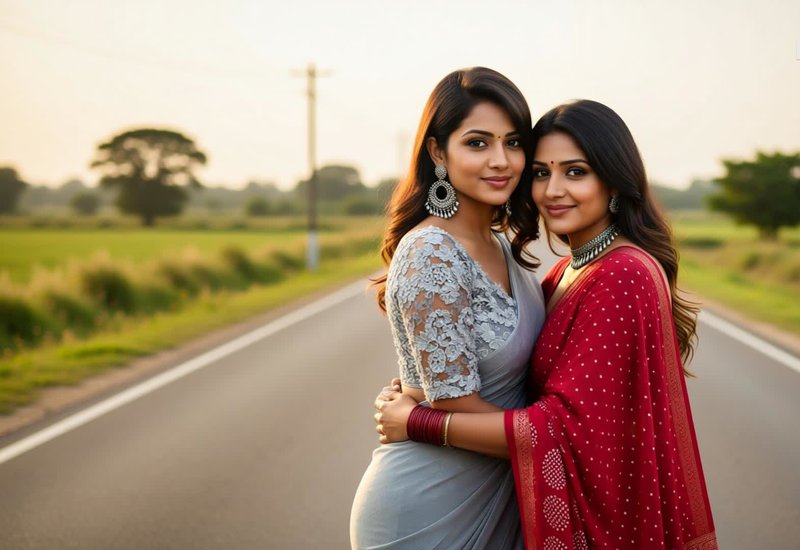 Ayesha & Riya (classmates)