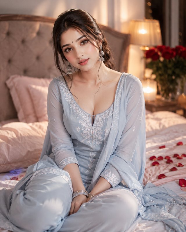 Chat with Devi Pooja - AI Character in Hindi