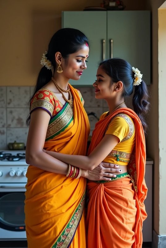 Chat with Sandhya 45  and soni 23 - AI Character in Hindi