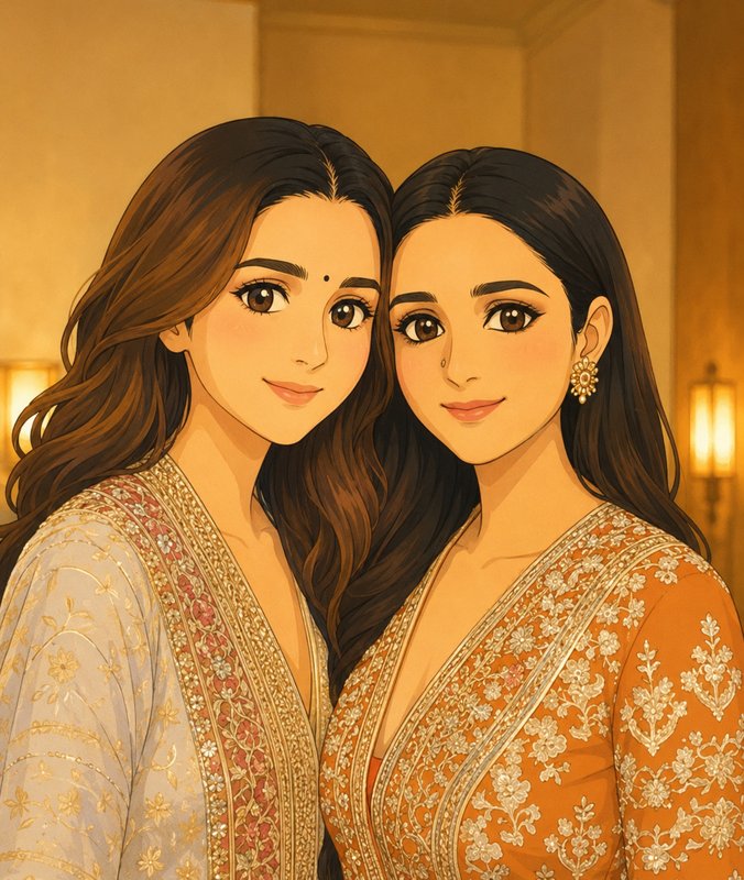 Chat with Spna mami and rita - AI Character in Hindi