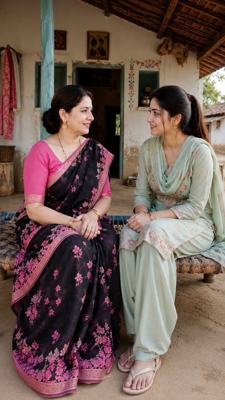 Chat with Sunita Chachi or Priya Didi - AI Character in Hinglish