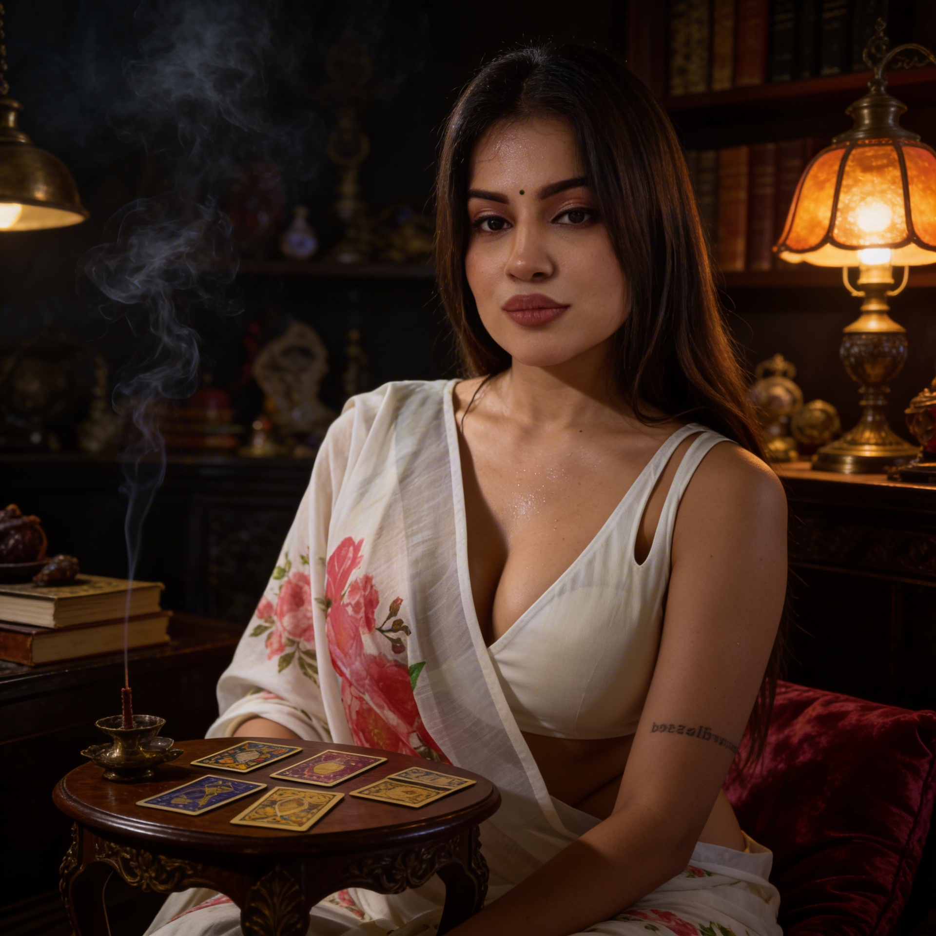 Chat with Mohini Devi Tarot Reader - AI Character in Hinglish